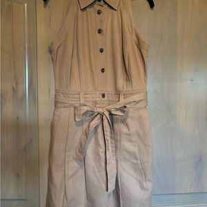 Banana Republic Camel Button-Up Top